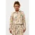 Ydence gebloemd jasje – beige
