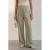 AWARE wide leg high waist casual broek – lichtgroen
