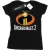 Li-cense Disney dames incredibles 2 emblem logo katoenen t-shirt