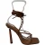 Chic Leren sandalen met naaldhak voor dames (Bruin)
