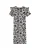 WE Fashion Jurk  zwart / wit