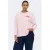 ONLY CARMAKOMA sweater met backprint lichtroze