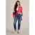 White Stuff Jana Colourblock Jumper Plum Multi