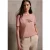 Street One Studio Dames Basic Shirt met print in Roze