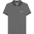 Lambretta Heren SS25 Tweekleurig Poloshirt (Staalgrijs)