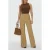 JOSH V wide leg high waist pantalon camel