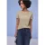 Street One Dames Shirt met tekst in Beige