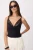 TRENDYOLMİLLA Dames Zwart Effen Mouwloos Getailleerd Blouses