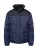 !Solid Winterjas  navy / zwart