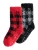 Next Sokken  grijs / rood / zwart