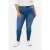 Zizzi high waist slim fit jeans AMY medium blue denim