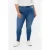 Zizzi high waist slim fit jeans AMY medium blue denim