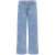 KIDS ONLY GIRL low waist gebloemde wide leg jeans light blue denim