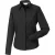 Russell Collection Dames/Dames Polycotton Slim Shirt met Lange Mouwen (Zwart)