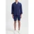 Wahts Cooke | Stretch Seersucker Shirt Navy Blue