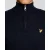 Lyle & Scott Cotton Merino Quarter Zip Jumper Truien & Vesten Heren – Sweater – Hoodie – Vest- Donkerblauw –