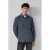 s.Oliver regular casual overhemd blauw