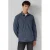 s.Oliver regular casual overhemd blauw