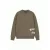 Malelions Men Knitted Atelier Sweater | Stone Grey
