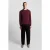 Lyle & Scott Cotton Merino Crew Neck Jumper Port