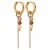 Label Kiki gold plated oorbellen Chain Morello