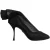 Dolce & Gabbana Zwarte Zijde Stretch Gaas Soklaarzen Schoenen
