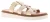 Hush Puppies Dames Sandalen Celeste Slip-On Gladiator Leer Gesp Beige
