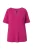Ulla Popken Shirt  magenta / zwart