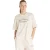 New Balance Linear Heritage Oversized T-shirt T-shirts Dames – Beige –
