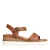 No Stress leren sandalen cognac
