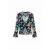 Desigual Serie – Vrouwelijke T-shirt – Lange Mouw – Zwart – V-hals