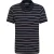 Mountain Warehouse Heren Wren Stripe Katoenen Poloshirt (Marine)
