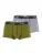 SLOGGI Boxershorts  zilvergrijs / olijfgroen