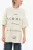 PELAC Oversized T-shirt met contrasterende print in beige