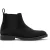 AllSaints Creed Suede Boot Black