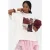 Rode Bloem Oversized Witte T-Shirt
