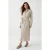 TRENDYOLMİLLA Dames Beige Effen Maxi Lang Blousejurk Jurken