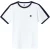 Pretty Green Heren Denton Katoen Regular T-shirt (Wit)