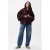 Catwalk Junkie geruite trenchcoat – donkerrood
