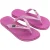 Ipanema Platte teenslippers voor dames met de Braziliaanse vlag (Lila)