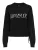 Only Onlkatia Ls Text O-neck Cc Knt Trui Black String Embroidery Whitecap Gr