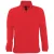 SOLS Ness Unisex Zip Neck Anti-Pill Fleece Top (Rood)