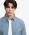 Preppy Oxford Overhemd Relaxed Pasvorm Blauw