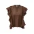 Zachte blouse met ruffles voor vrouwen QS Regular Fit