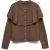 Vero Moda vmlilli ls o-neck cape cardigan boo 10348254 cocoa brown