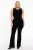 YOEK flared broek zwart