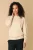 Ivy Beau wollen pullover crème fijn gebreid
