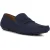 Dune Bradlay Suède Heren Blauwe Mocassinschoenen