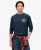 Superdry Mannen Athletic Essentials top met Lange Mouwen Blauw