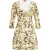 Hugo Dames/Dames Mini Jurk met Luipaardprint (Geel/Bruin)